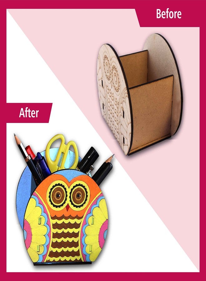 SOLOBOLO Madhubani Pen Stand Painting Kit | Art and Craft Kit for Girls 9-12 | Madhubani Art Kit for Girls 12-15 | Pen Stand for Kids DIY Kit with Art Supplies | Best Girls Gifts 10+ Years - Image 3